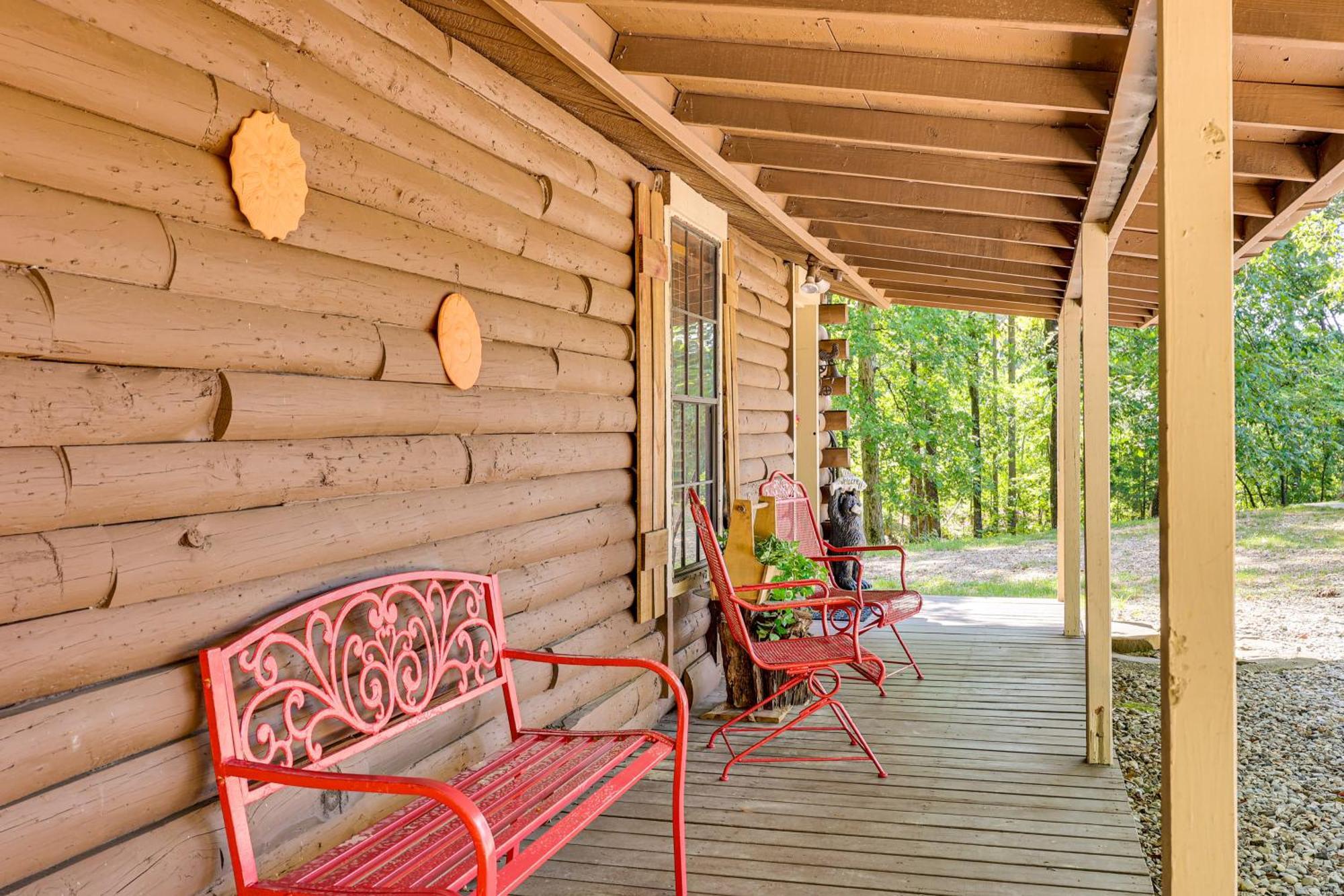 Arkansas Log Cabin Rental Near Lake Greeson! Mount Moriah Esterno foto