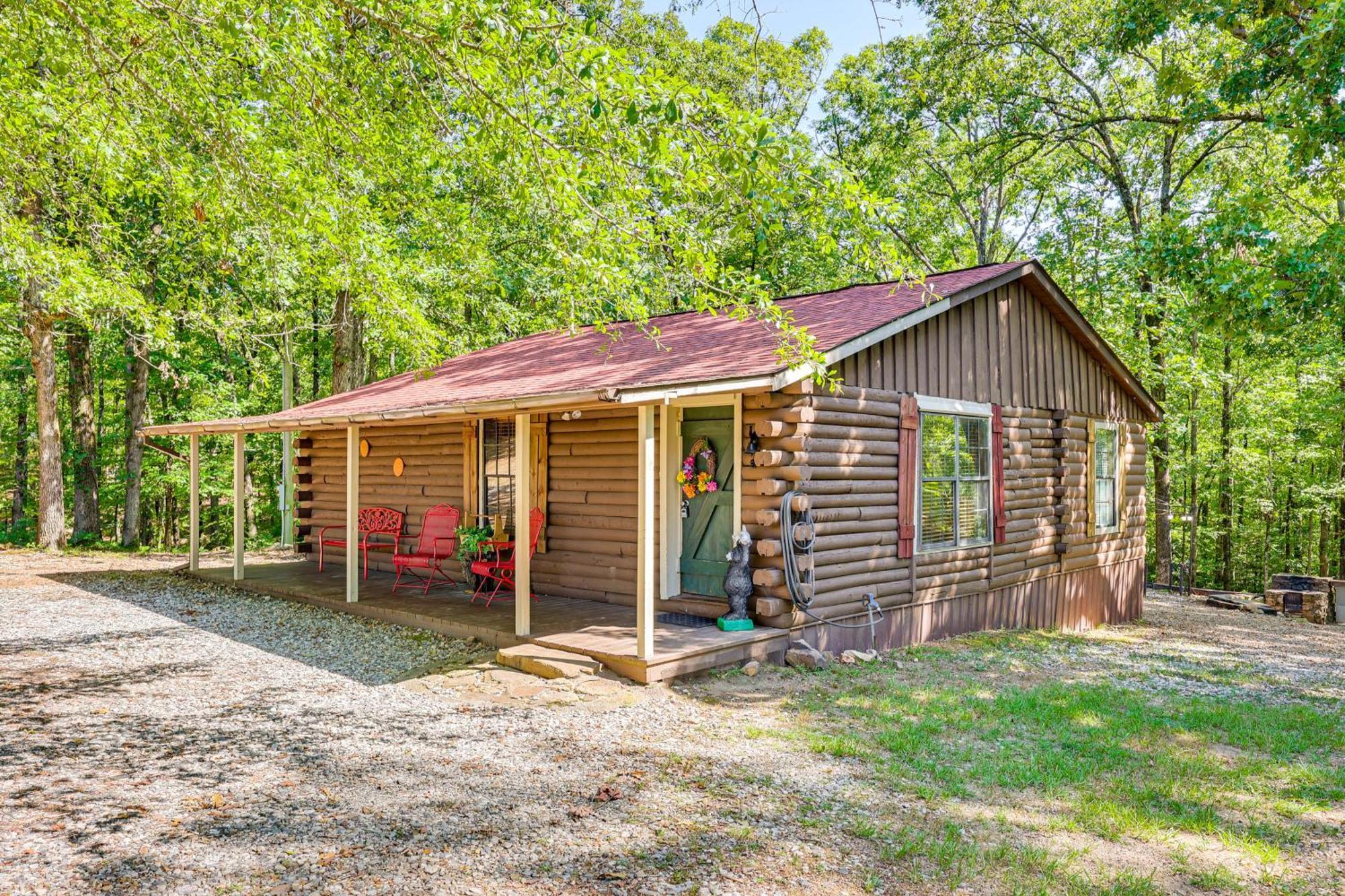 Arkansas Log Cabin Rental Near Lake Greeson! Mount Moriah Esterno foto