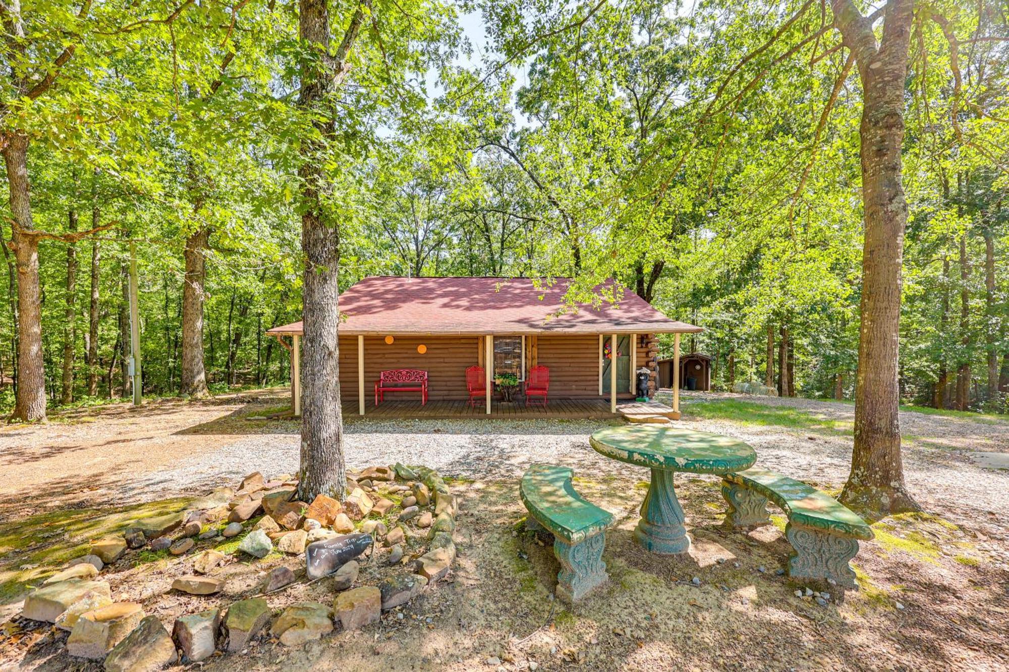 Arkansas Log Cabin Rental Near Lake Greeson! Mount Moriah Esterno foto