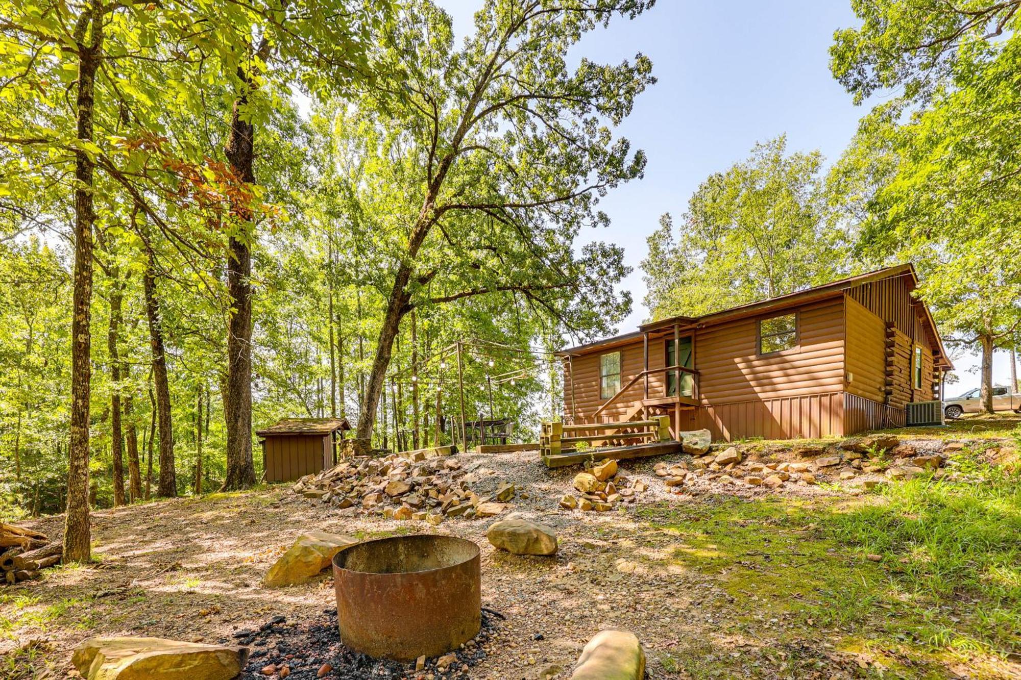 Arkansas Log Cabin Rental Near Lake Greeson! Mount Moriah Esterno foto