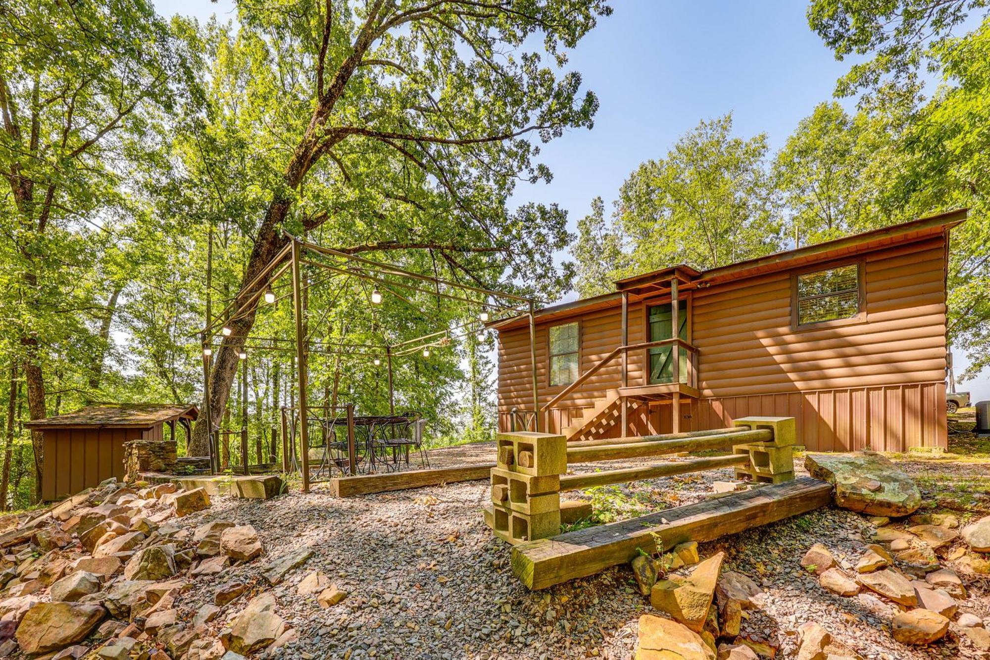 Arkansas Log Cabin Rental Near Lake Greeson! Mount Moriah Esterno foto