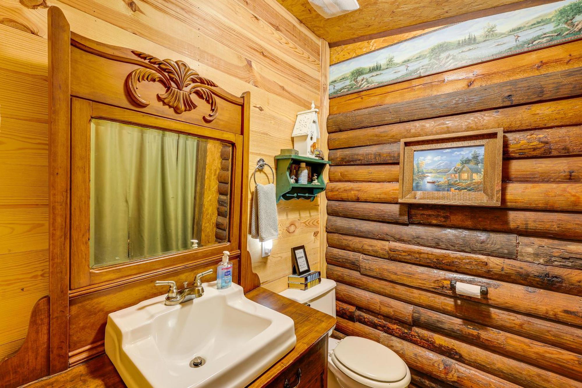 Arkansas Log Cabin Rental Near Lake Greeson! Mount Moriah Esterno foto