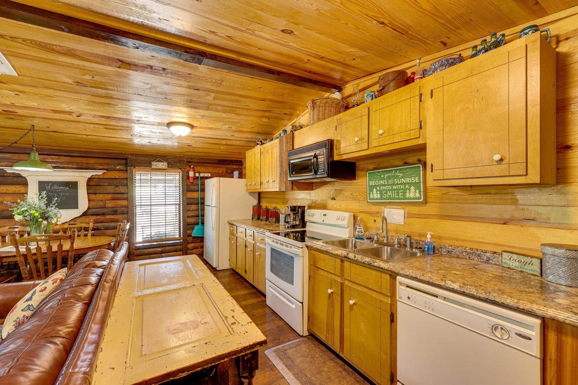 Arkansas Log Cabin Rental Near Lake Greeson! Mount Moriah Esterno foto