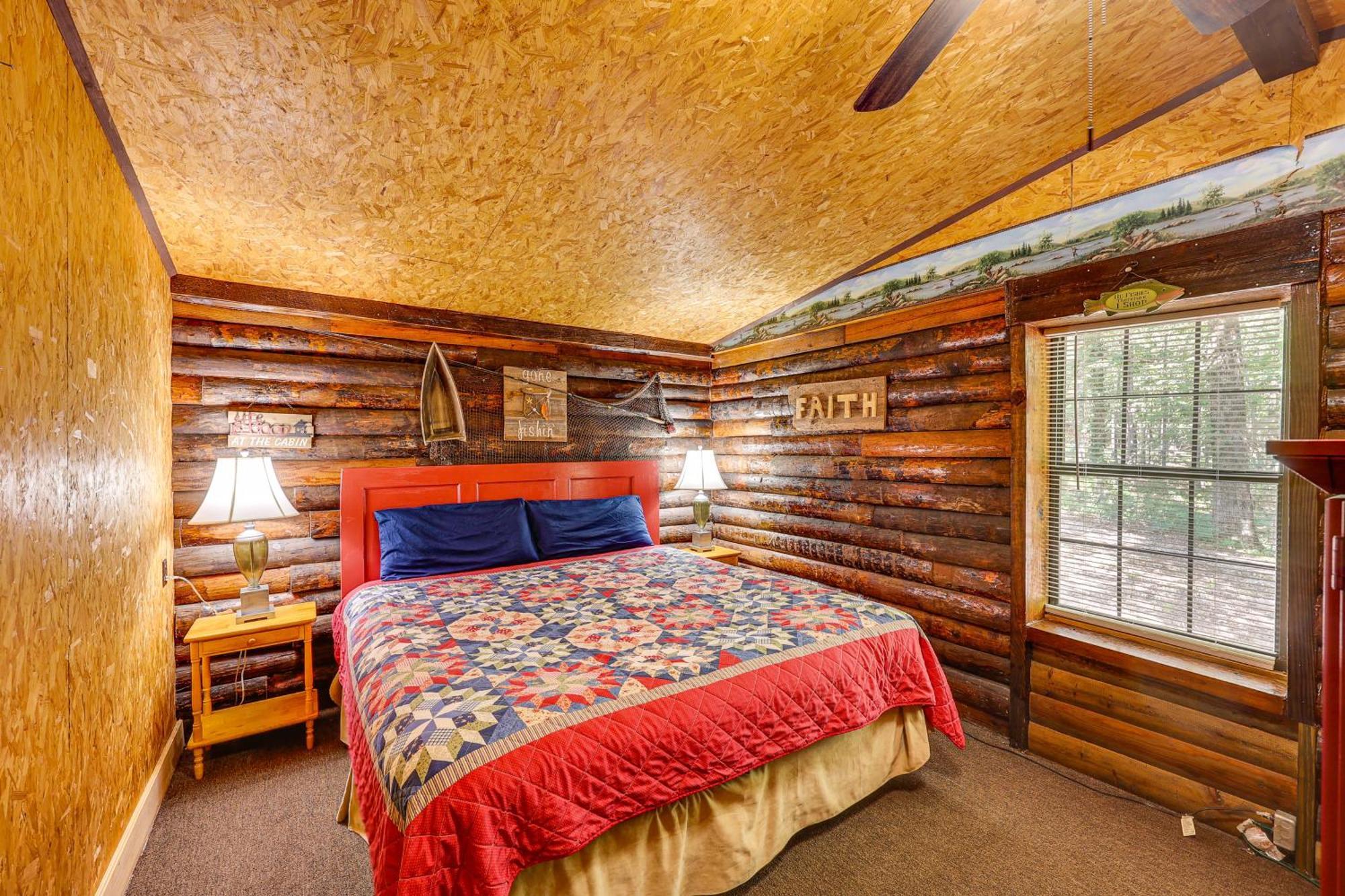 Arkansas Log Cabin Rental Near Lake Greeson! Mount Moriah Esterno foto