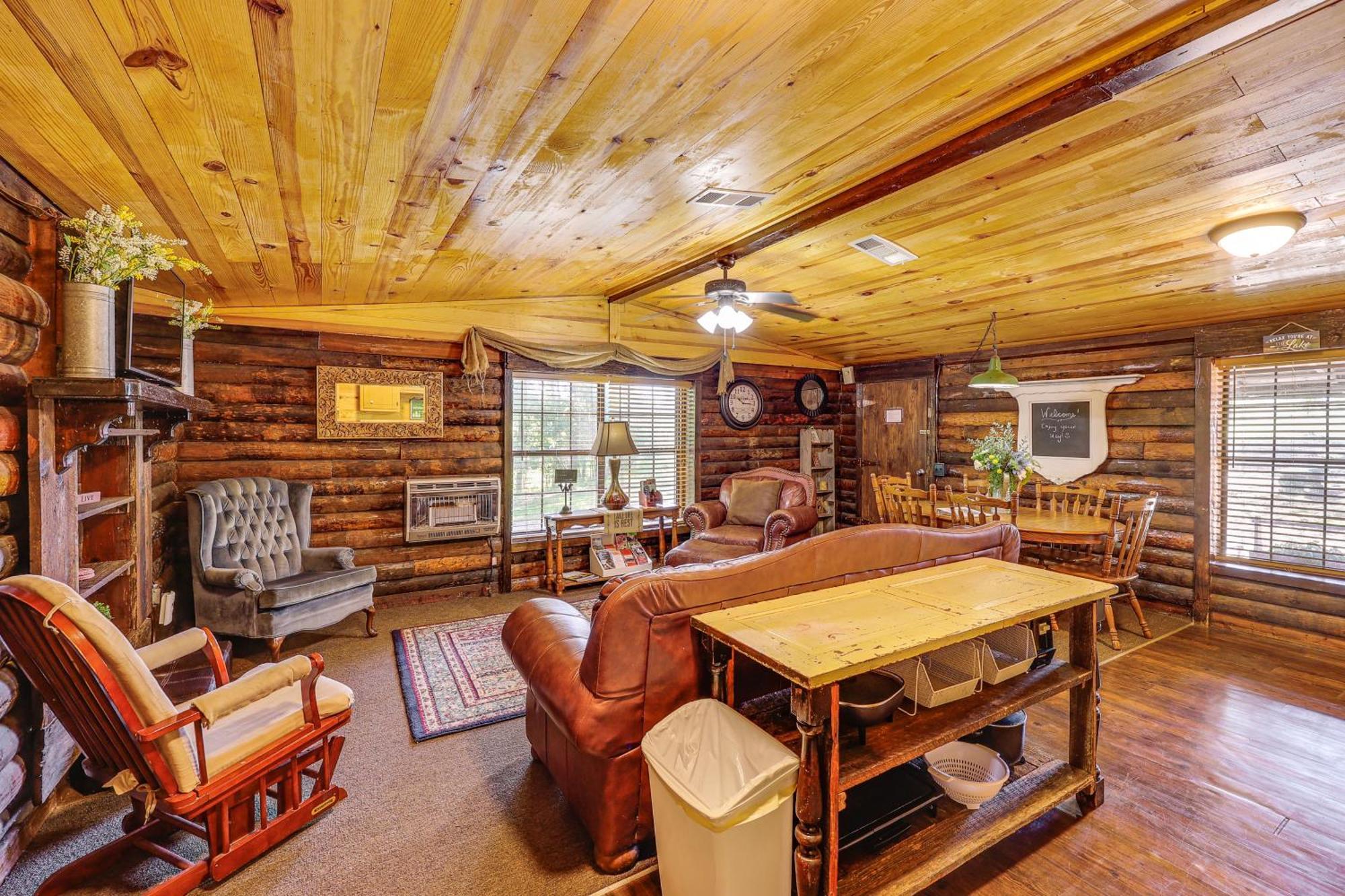 Arkansas Log Cabin Rental Near Lake Greeson! Mount Moriah Esterno foto